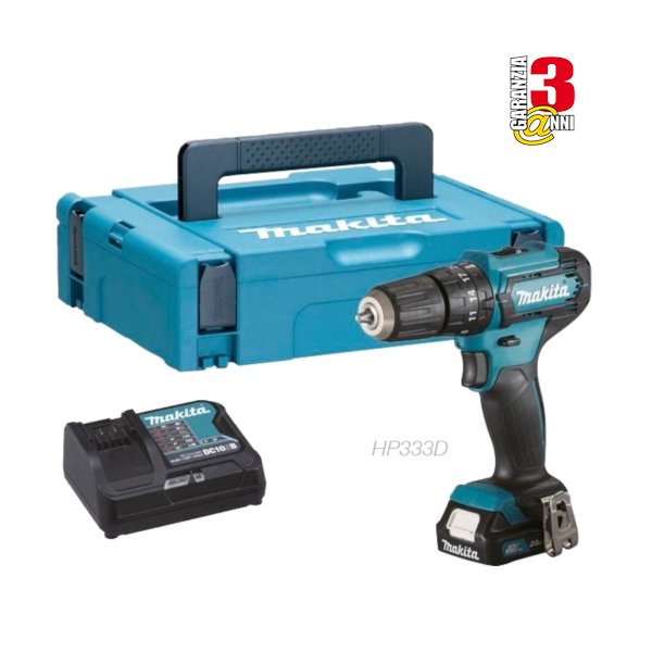 trapano percussore avvitatore makita HP333DSAJ 3 year warranty