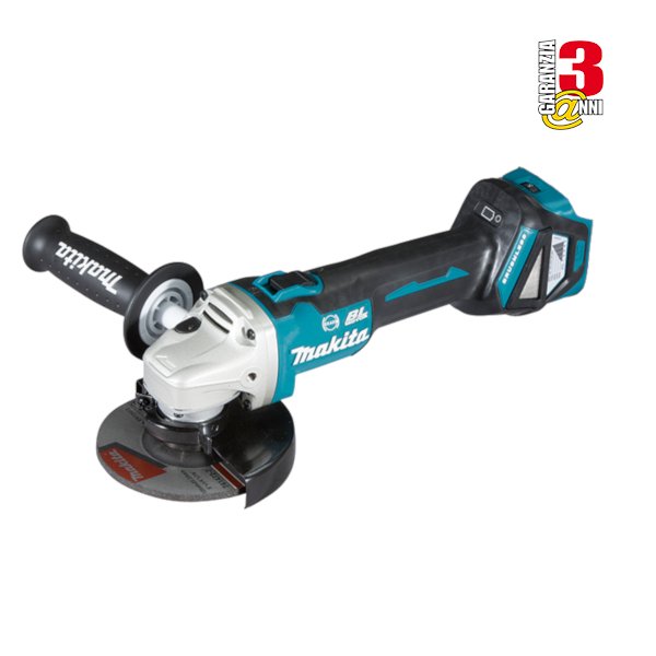 smerigliatrice angolare makita a batteria 18V da 125 115 mm motore brushless DGA513ZJ