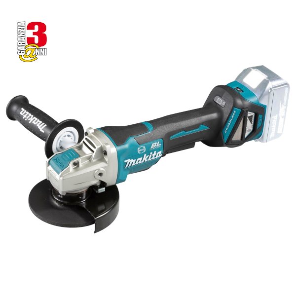 smerigliatrice angolare makita con XLOCK BRAKE 18V da 125 115 mm motore brushless DGA519ZJ