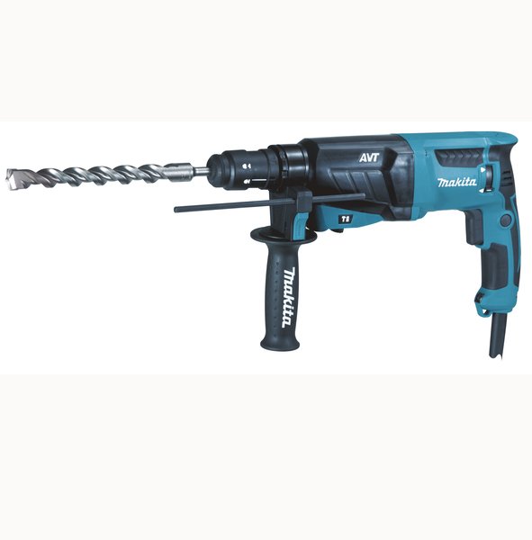 trapano tassellatore hss sds plus 26mm avt makita hr2631ft12