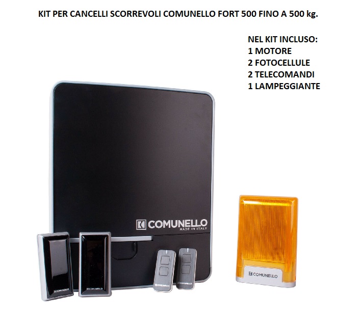 Kit automazione cancello scorrevole comunello FORT 500