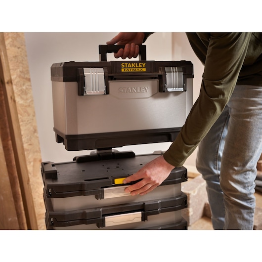 cassetta porta utensili stanley 1-95-622 cassetto staccabile cassetta porta utensili stanley 1-95-622 cassetto staccabile